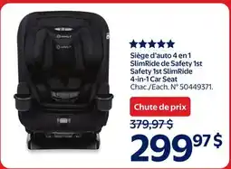 Walmart Safety 1st SlimRide 4-in-1 Car Seat offer