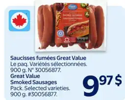 Walmart Great Value Smoke Sausage offer