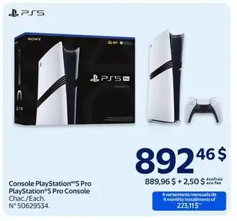 Walmart PlayStation Pro Console offer