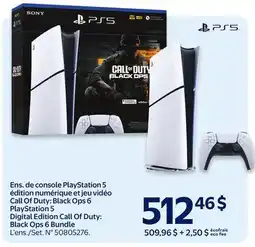 Walmart PlayStation 5 Digital Edition Call of Duty: Black Ops 6 Bundle offer