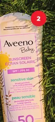 Maxi ÉCRAN SOLAIRE AVEENO, 59/88 mL offer