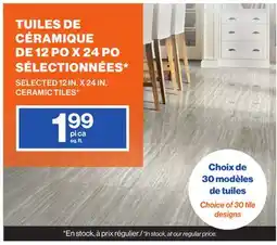 Patrick Morin 12 IN. X 24 IN. CERAMIC TILES offer