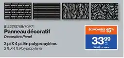 Patrick Morin Decorative Panel offer