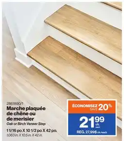Patrick Morin Oak or Birch Veneer Step offer