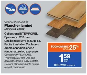 Patrick Morin Laminate Flooring offer
