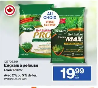 Patrick Morin Lawn Fertilizer offer