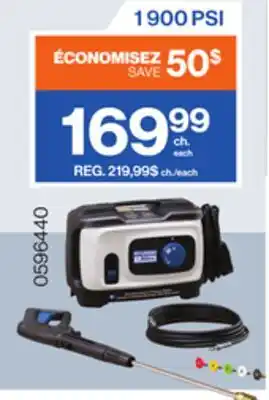 Patrick Morin 1 900 PSI Electric Pressure Washer, 120 V offer