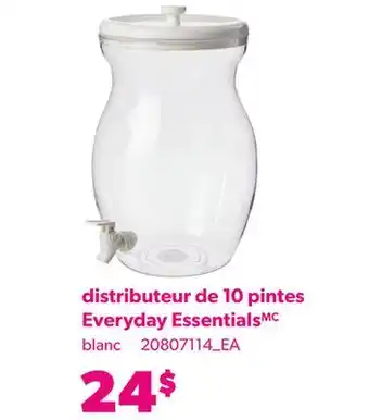 Provigo DISTRIBUTEUR DE 10 PINTES EVERYDAY ESSENTIALS offer