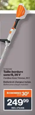 Patrick Morin Cordless Grass Trimmer, 36 V offer