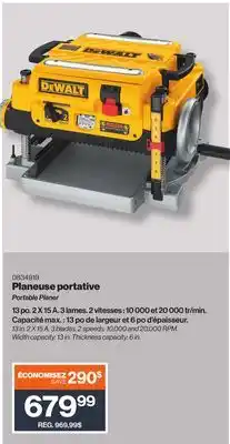 Patrick Morin Portable Planer offer