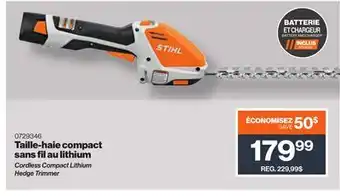 Patrick Morin Cordless Compact Lithium Hedge Trimmer offer
