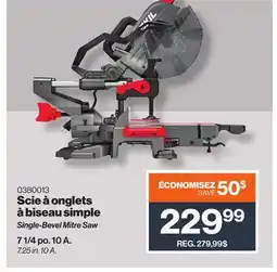 Patrick Morin Single-Bevel Mitre Saw offer