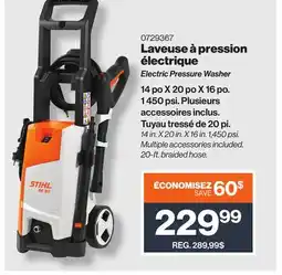 Patrick Morin Electric Pressure Washer offer