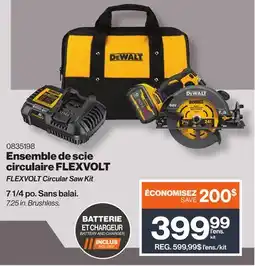 Patrick Morin FLEXVOLT Circular Saw Kit offer
