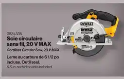 Patrick Morin Cordless Circular Saw, 20 V MAX offer