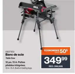 Patrick Morin Table Saw offer
