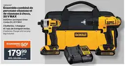 Patrick Morin Drill Driver and Impact Driver Combo Kit, 20 V MAX offer