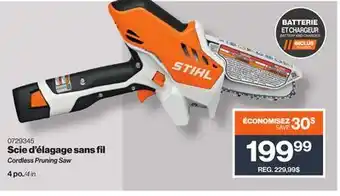 Patrick Morin Cordless Pruning Saw offer