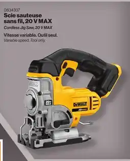 Patrick Morin Cordless Jig Saw, 20 V MAX offer