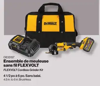 Patrick Morin FLEXVOLT Cordless Grinder Kit offer