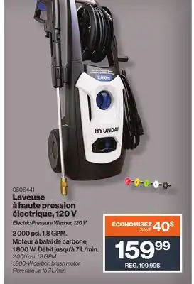 Patrick Morin Electric Pressure Washer, 120 V offer