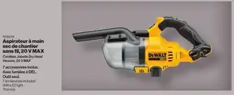 Patrick Morin Cordless Jobsite Dry Hand Vacuum, 20 V MAX offer