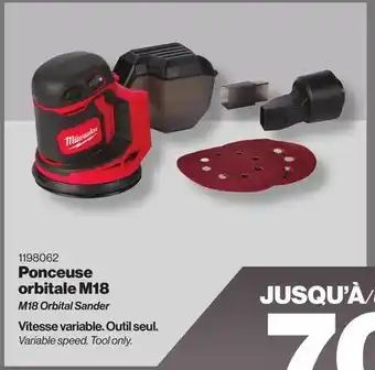 Patrick Morin M18 Orbital Sander offer
