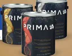 Canac PRIMA FLAT INTERIOR LATEX PAINT ULTIMATE WHITE & COLOURS 3.78 L offer