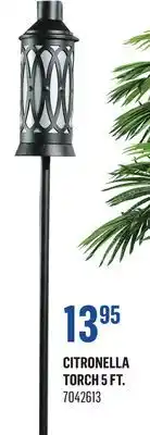 Canac Citronella Torch 5 ft offer