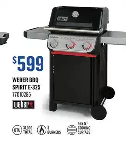 Canac Weber BBQ Spirit E-325 offer