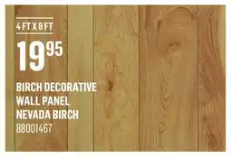 Canac Birch Decorative Wall Panel offer