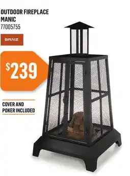 Canac Outdoor Fireplace offer