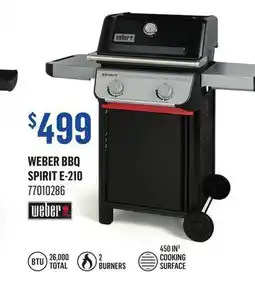Canac Weber BBQ Spirit E-210 offer