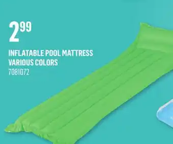 Canac Inflatable Pool Mattress offer