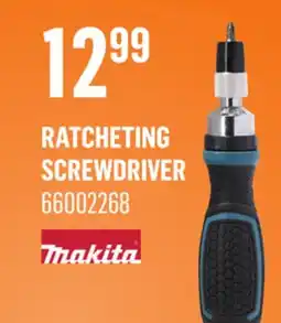 Canac Ratcheting Screwdriver offer
