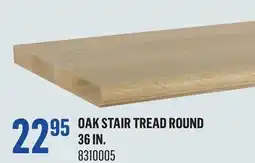 Canac Oak Stair Tread Round offer