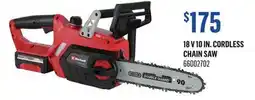 Canac 18 V 10 in. Cordless Chain Saw offer