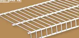 Canac Mesh Linen Shelf White offer