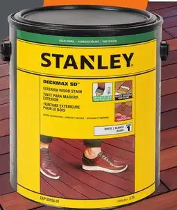Canac DECKMAX SD SOLID COLOUR EXTERIOR STAIN WHITE & COLOURS 3.7 L offer