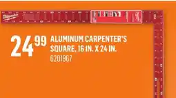 Canac Aluminum Carpenter's Square, 16 in. x 24 in offer