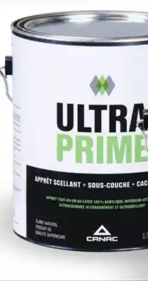Canac UltraPrime Primer-Sealer & Undercoat 3.7L offer
