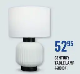 Canac CENTURY TABLE LAMP offer