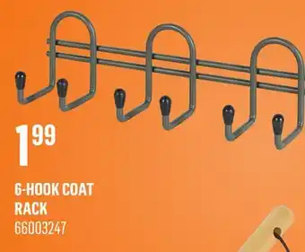 Canac 6-Hook Coat Rack offer
