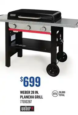 Canac Weber 28 in. Plancha Grill offer