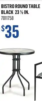 Canac Bistro Round Table offer
