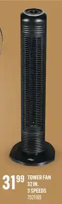 Canac Tower Fan 32 in. 3 Speeds offer
