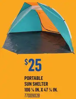Canac Portable Sun Shelter 106 1/4 in. x 47 1/4 in offer