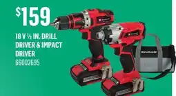Canac 18 V 1/2 in. Drill Driver & Impact Driver offer