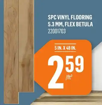Canac SPC VINYL FLOORING offer