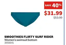 Sports Experts BODY GLV SWM Smoothies Flirty Surf Rider Women's swimsuit bottom offer